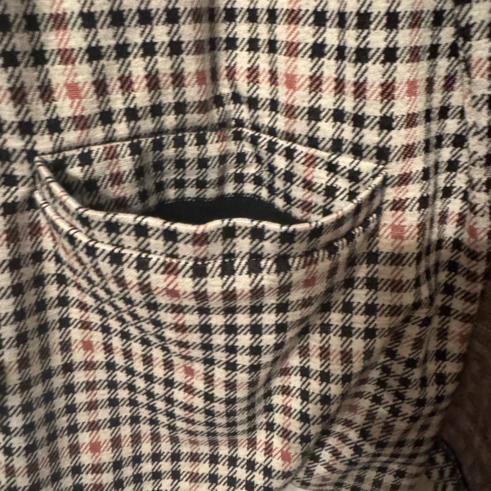 Plaid Pocketed Garment